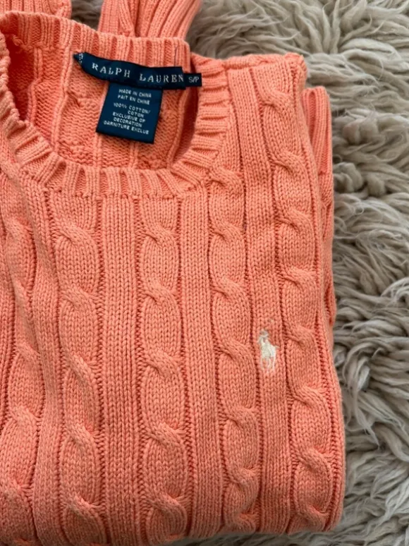 Kabelstickad tröja Ralph Lauren