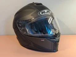 Kask motocyklowy integralny HJC IS-17 S 56 grafika czarny mat pinlock blenda stan jak nowy