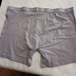 Klasyczne bokserki Tommy Hilfiger, szare, logo, premium rozmiar XXL bawełna