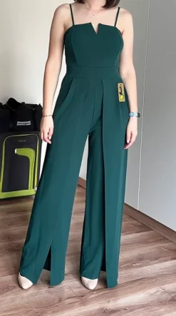 Kombinezon butelkowa zieleń
