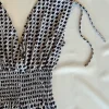 Kombinezon damski boho wiskozowy S/M szerokie nogawki lato Y2K