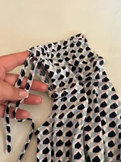 Kombinezon damski boho wiskozowy S/M szerokie nogawki lato Y2K
