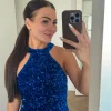 Kort sequin kjole