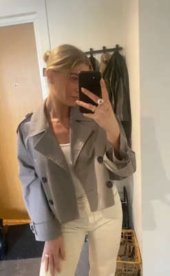 Kort trenchcoat
