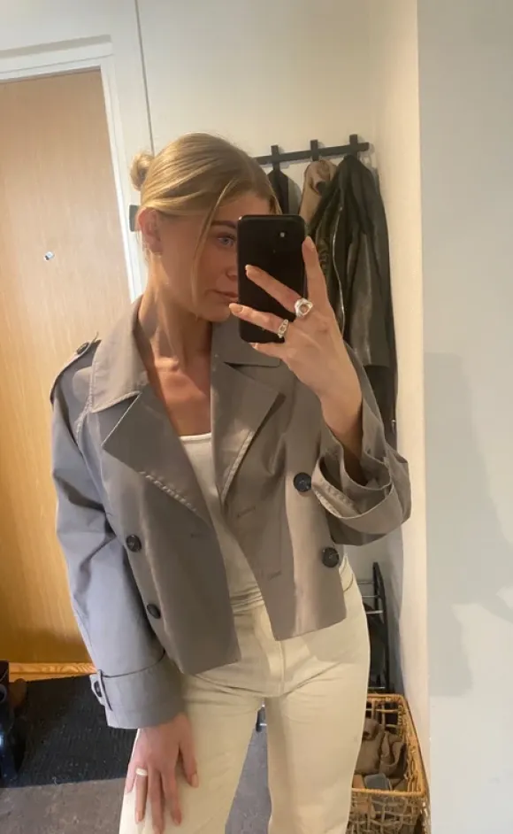 Kort trenchcoat