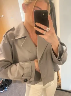 Kort trenchcoat