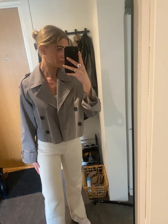 Kort trenchcoat
