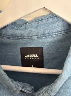Kortärmad jeansskjorta - Burton