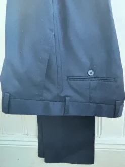 Kostymbyxor slim fit Dressman marinblå