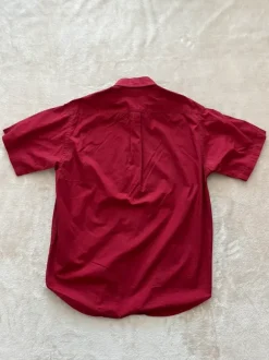 Koszula Calvin Klein Jeans M czerwona bawełna smart casual y2k 00s oldschool retro vintage