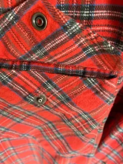 Koszula -Lee - Sanforized - Union Made Shirts - flanelowa na zatrzaski