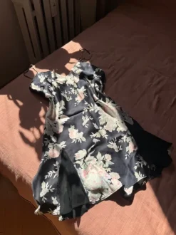 Koszula nocna jedwab silk halka nightdress romantic