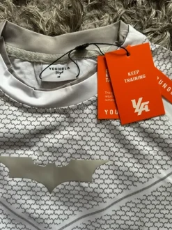 Koszulka Kompresyjna YoungLA Batman Szara