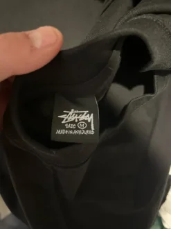 Koszulka stussy z kulą bilardową czarna