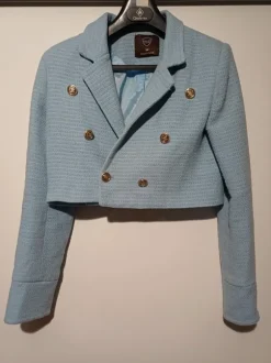 Krótka marynarka baby blue