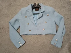 Krótka marynarka baby blue