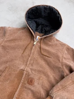Kurtka carhartt wip washed faded vintage retro active jacket Detroit M