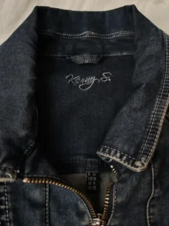 kurtka dżinsowa denim jacket fitted vintage y2k