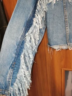 Kurtka katana frędzle Bershka