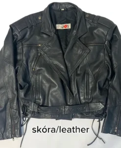 Kurtka skóra naturalna leather vintage bicker rockowy styl