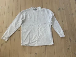 Langærmet hvid t-shirt Onitsuka Tiger