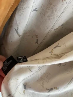 Läder vintage bomber jacka