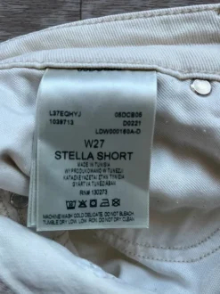 Lee Stella creme shorts