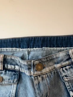 Lågmidjade jeansshorts