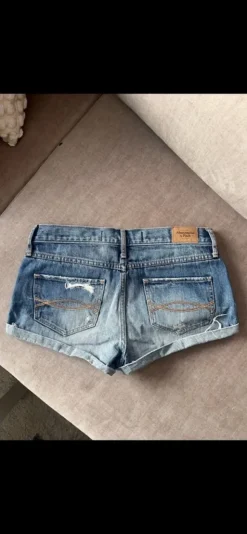 Low rise jeansshorts