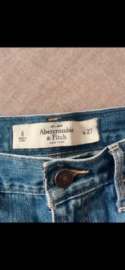 Low rise jeansshorts