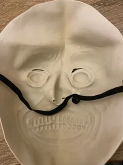 Läskig halloween mask!