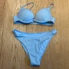 Lyseblå bikini sæt