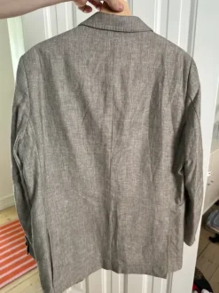 Macson Grey Linen men’s Blazer - 50