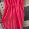 malinowy różowy kombinezon plus size duży rozmiar 50/52