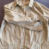 Mango denimjakke beige