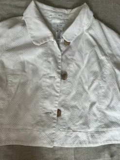 marynarka biała oversize old money minimalistyczna vintage classy chic elegant aesthetic liz co XL
