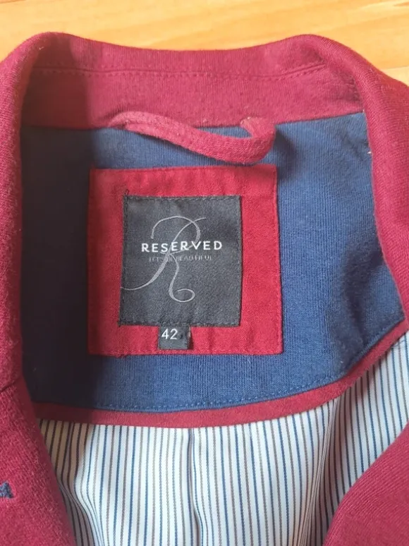 Marynarka bordowa reserved