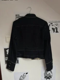 marynarka, napoleon jacket jeansowa