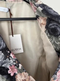Marynarka w kwiaty oversize s m