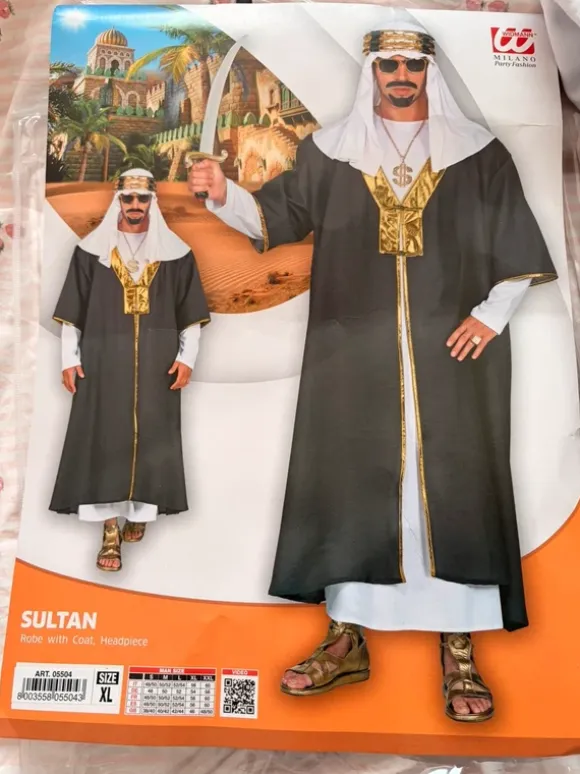 Maskeraddräkt ”sultan”
