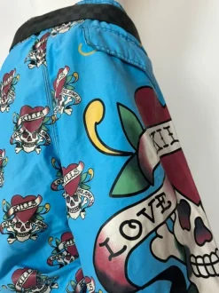 Mega Okazja! Unisex Szerokie Szorty Krótkie Spodenki Ed Hardy Swimwear Kąpielówki Japan Style