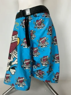 Mega Okazja! Unisex Szerokie Szorty Krótkie Spodenki Ed Hardy Swimwear Kąpielówki Japan Style
