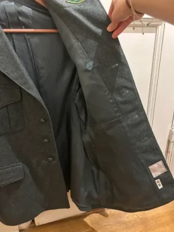 Men wool military blazer