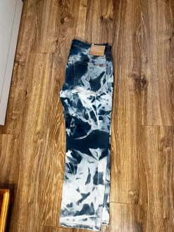 Meskie Jeansy Big Star Slim Terry 499 | W34 L30 | Tie-Dye Acid Wash | Vintage Oldschool