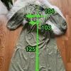 Midi dress 100% cottone with embroidery in top part puffy arms Marks & Spencer viral