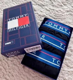 męskie bokserki Tommy Hilfiger 3.pak rozmiar XL czarne