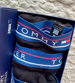 męskie bokserki Tommy Hilfiger 3.pak rozmiar XL czarne