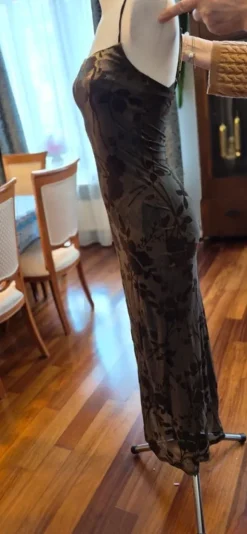 NA-KD floral print długa seksowna sukienka na ramiączkach hit viral vintage oldmoney