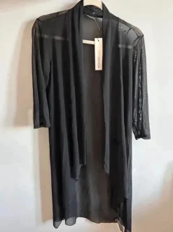 Narzutka • plażowa • pareo • wakacje • czarna • siateczka • classy