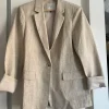 Neo Noir blazer i sand/beige farve